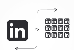 LinkedIn and Calendar icons